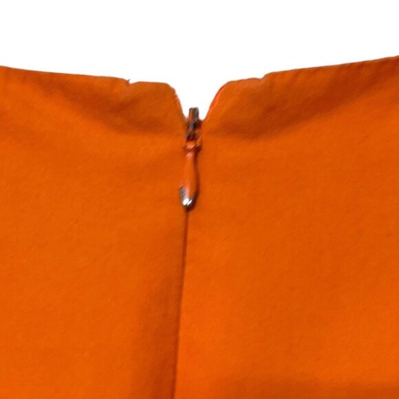 Milly Nicola Colorblock Maxi Dress Pink Orange Women’s Size 4 Cotton Poplin - Picture 14 of 15